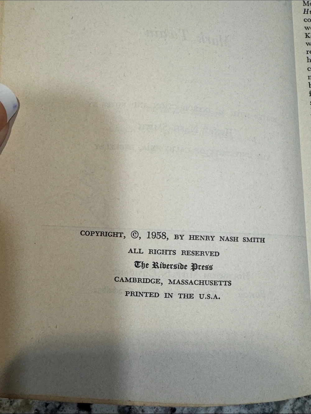 1958 Adventures of Huckleberry Finn by Mark Twain Edited by Henry Nash Smith